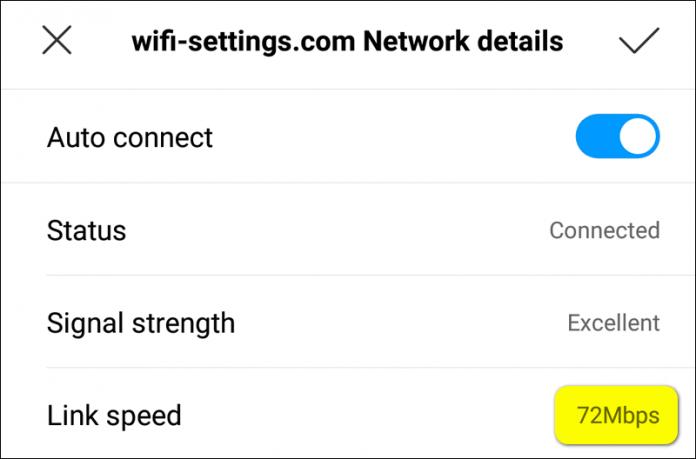 Wi Fi Network Link Speed Is 150 Mbps Instead Of 300 Mbps or 72 Instead Of 150 Wi Fi Settings
