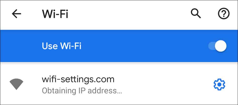 Obtaining IP address on Android