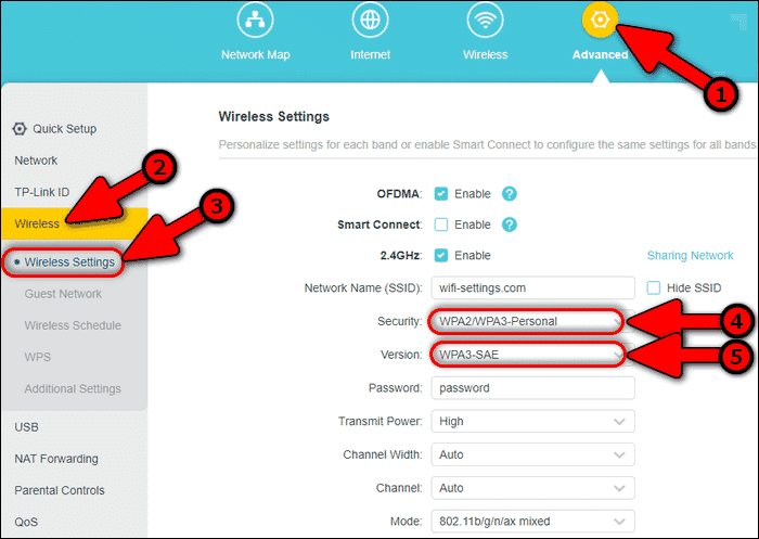 configure WPA3 only on TP-Link router